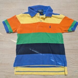 Ralph Lauren Kids Polo Shirt - Orange, Yellow, Green, Blue